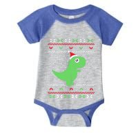 Ugly Sweater Christmas Trex Gift Infant Baby Jersey Bodysuit