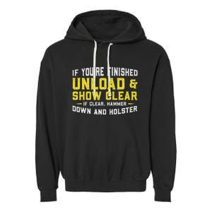 Unload & Show Clear Gunlover Garment-Dyed Fleece Hoodie