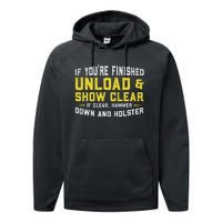 Unload & Show Clear Gunlover Performance Fleece Hoodie