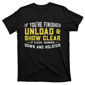 Unload & Show Clear Gunlover T-Shirt