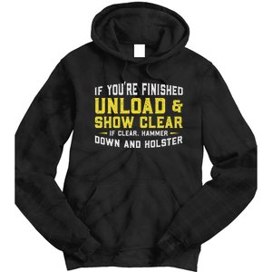 Unload & Show Clear Gunlover Tie Dye Hoodie