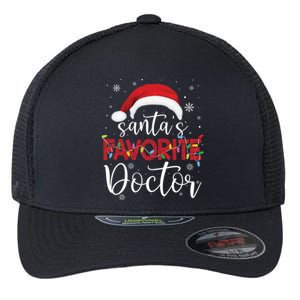 Ugly Sweater Christmas SantaS Favorite Doctor Xmas Cute Gift Flexfit Unipanel Trucker Cap