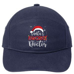 Ugly Sweater Christmas SantaS Favorite Doctor Xmas Cute Gift 7-Panel Snapback Hat