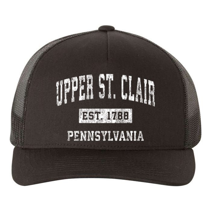 Upper St. Clair Pennsylvania Pa Vintage Sports Yupoong Adult 5-Panel Trucker Hat