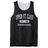 Upper St. Clair Pennsylvania Pa Vintage Sports Mesh Reversible Basketball Jersey Tank