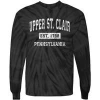 Upper St. Clair Pennsylvania Pa Vintage Sports Tie-Dye Long Sleeve Shirt