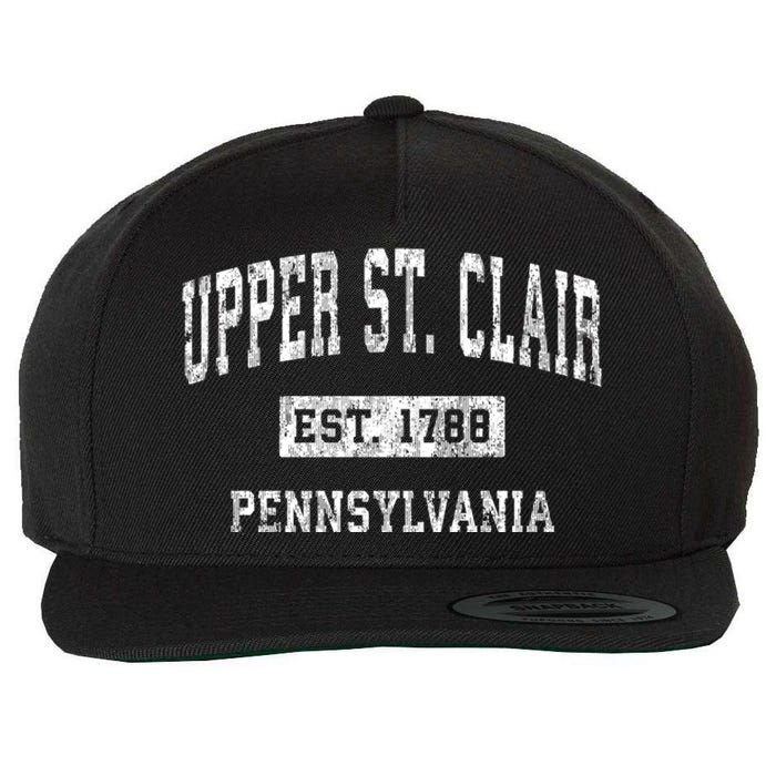 Upper St. Clair Pennsylvania Pa Vintage Sports Wool Snapback Cap