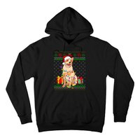 Ugly Sweater Christmas Lights Australian Cattle Dog Lover Hoodie