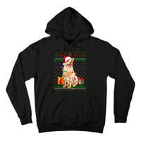 Ugly Sweater Christmas Lights Australian Cattle Dog Lover Tall Hoodie