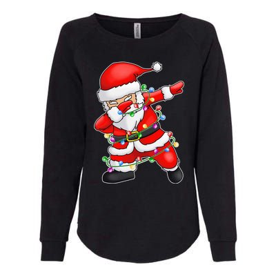 Ugly Sweater Cool Gift Christmas Squad Dabbing Santa Claus Gift Womens California Wash Sweatshirt