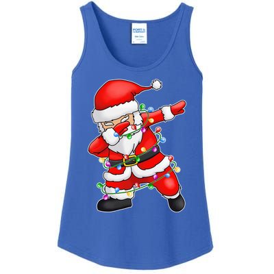 Ugly Sweater Cool Gift Christmas Squad Dabbing Santa Claus Gift Ladies Essential Tank