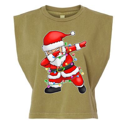 Ugly Sweater Cool Gift Christmas Squad Dabbing Santa Claus Gift Garment-Dyed Women's Muscle Tee