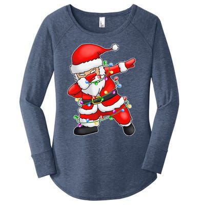 Ugly Sweater Cool Gift Christmas Squad Dabbing Santa Claus Gift Women's Perfect Tri Tunic Long Sleeve Shirt