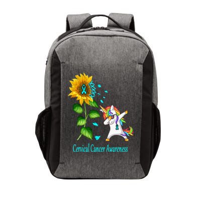 Unicorn SunFlower Cervical Cancer Awareness Vector Backpack