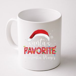 Ugly Sweater Christmas SantaS Favorite Marimba Player Xmas Long Sleeve Coffee Mug