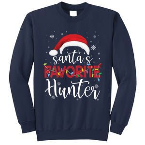 Ugly Sweater Christmas SantaS Favorite Hunter Xmas Sweatshirt