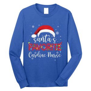 Ugly Sweater Christmas Santas Favorite Cardiac Nurse Xmas Cool Gift Long Sleeve Shirt