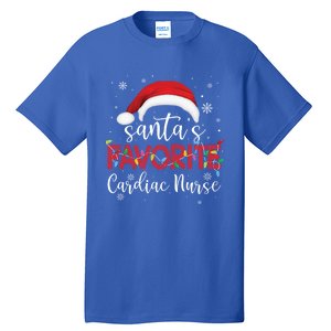 Ugly Sweater Christmas Santas Favorite Cardiac Nurse Xmas Cool Gift Tall T-Shirt