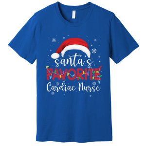 Ugly Sweater Christmas Santas Favorite Cardiac Nurse Xmas Cool Gift Premium T-Shirt