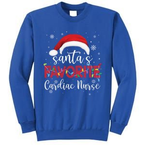 Ugly Sweater Christmas Santas Favorite Cardiac Nurse Xmas Cool Gift Tall Sweatshirt