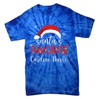 Ugly Sweater Christmas Santas Favorite Cardiac Nurse Xmas Cool Gift Tie-Dye T-Shirt