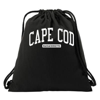 University Style Cape Cod Massachusetts MA College Drawstring Bag