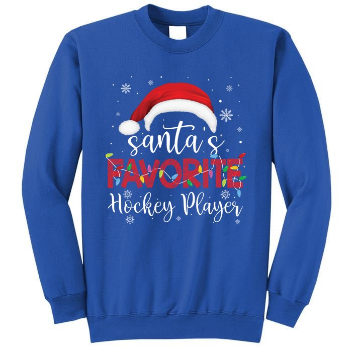 Ugly Sweater Christmas SantaS Favorite Hockey Player Xmas Gift Sweatshirt