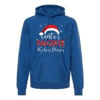 Ugly Sweater Christmas SantaS Favorite Hockey Player Xmas Gift Premium Hoodie