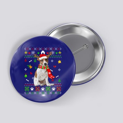 Ugly Sweater Christmas Jack Russell Terrier Dog Xmas Pajama Meaningful Gift Button