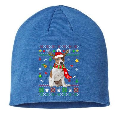 Ugly Sweater Christmas Jack Russell Terrier Dog Xmas Pajama Meaningful Gift Sustainable Beanie