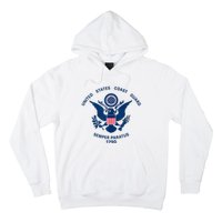 United States Coast Guard USCG Logo Police Veteran Patriotic Hoodie