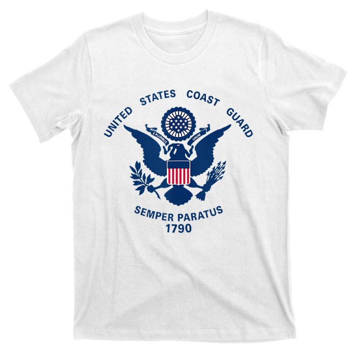 United States Coast Guard USCG Logo Police Veteran Patriotic T-Shirt