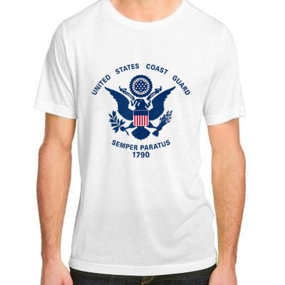 United States Coast Guard USCG Logo Police Veteran Patriotic Adult ChromaSoft Performance T-Shirt