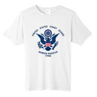 United States Coast Guard USCG Logo Police Veteran Patriotic Tall Fusion ChromaSoft Performance T-Shirt