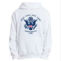 United States Coast Guard USCG Logo Police Veteran Patriotic Urban Pullover Hoodie