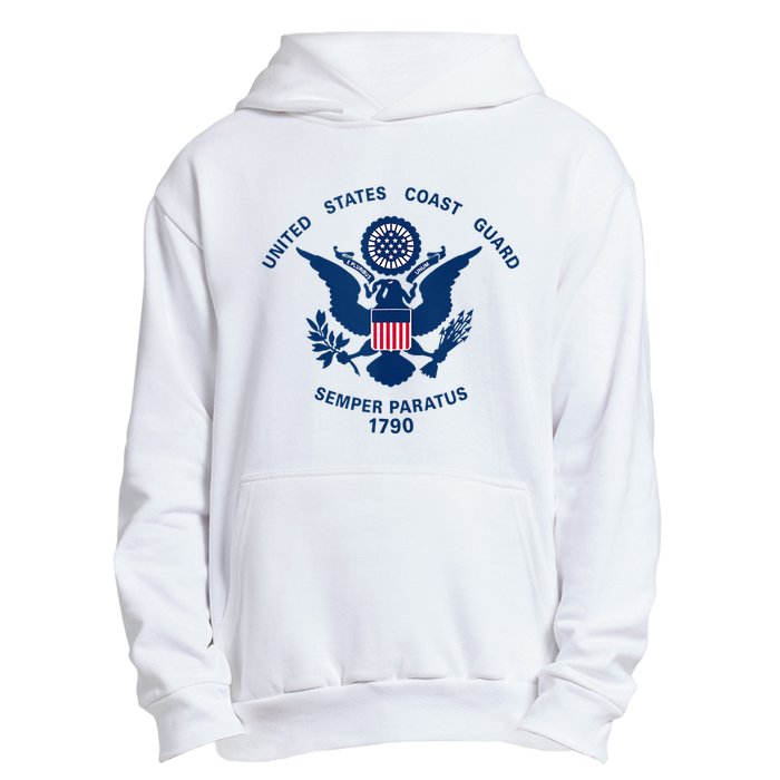 United States Coast Guard USCG Logo Police Veteran Patriotic Urban Pullover Hoodie