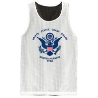 United States Coast Guard USCG Logo Police Veteran Patriotic Mesh Reversible Basketball Jersey Tank