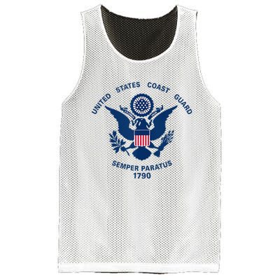 United States Coast Guard USCG Logo Police Veteran Patriotic Mesh Reversible Basketball Jersey Tank