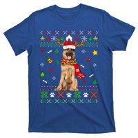 Ugly Sweater Christmas Ger Shepherd Dog Puppy Xmas Pajama Gift T-Shirt