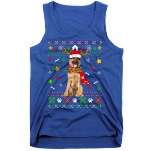 Ugly Sweater Christmas Ger Shepherd Dog Puppy Xmas Pajama Gift Tank Top