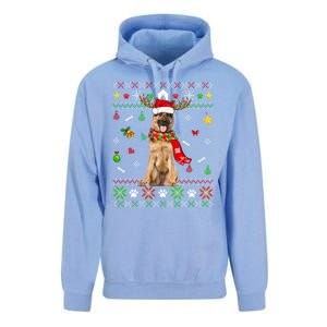 Ugly Sweater Christmas Ger Shepherd Dog Puppy Xmas Pajama Gift Unisex Surf Hoodie