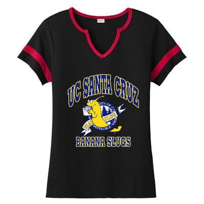 Uc Santa Cruz Ucsc Ladies Halftime Notch Neck Tee