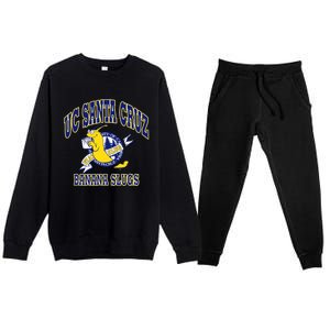 Uc Santa Cruz Ucsc Premium Crewneck Sweatsuit Set