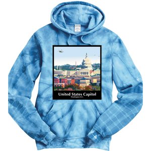 United States Capitol Tie Dye Hoodie