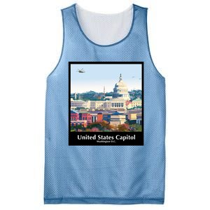 United States Capitol Mesh Reversible Basketball Jersey Tank