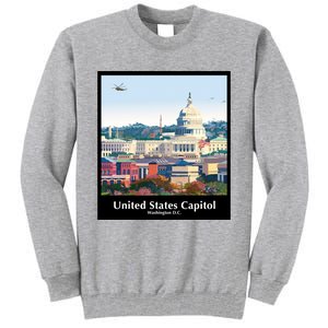 United States Capitol Tall Sweatshirt