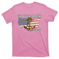 Uss South Carolina Cgn37 Cruiser Veteran Day Father Grandpa T-Shirt