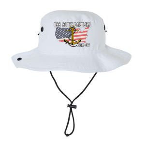 Uss South Carolina Cgn37 Cruiser Veteran Day Father Grandpa Legacy Cool Fit Booney Bucket Hat