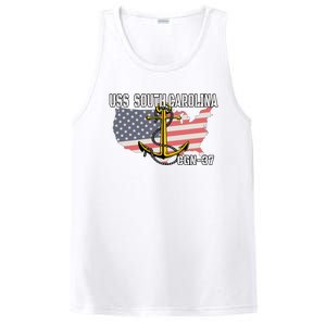 Uss South Carolina Cgn37 Cruiser Veteran Day Father Grandpa PosiCharge Competitor Tank