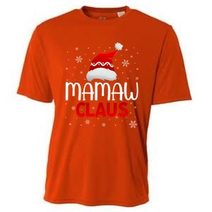 Ugly Sweater Christmas Matching Costume Mamaw Claus Gift Cooling Performance Crew T-Shirt